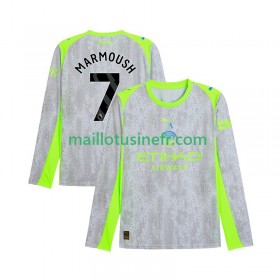 Maillot de Foot Manchester City Omar Marmoush 7 Troisième 2025-26 Manches Longues
